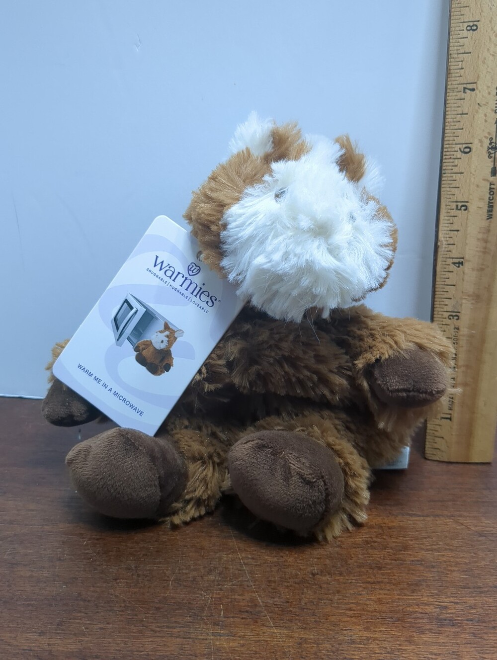 New Warmies Microwavable Stuffed Scented Brown Horse Plush Animal NWT